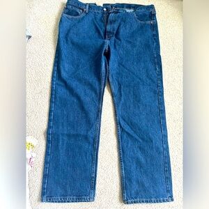 Men’s 42x30 505 Regular Fit LEVI blue JEANS NEW NWT